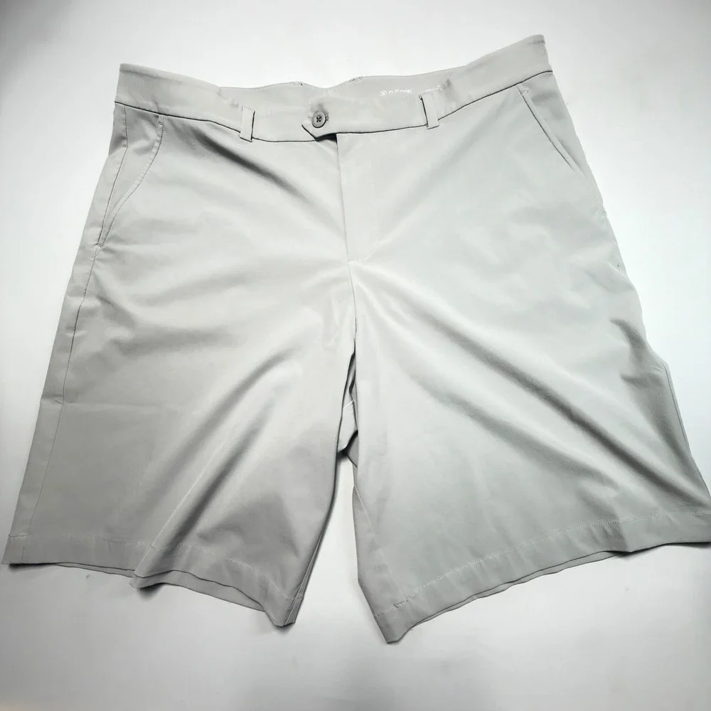 G/FORE Golf Shorts Mens 40 Gray Stretch Performance Flat‎ Front 9